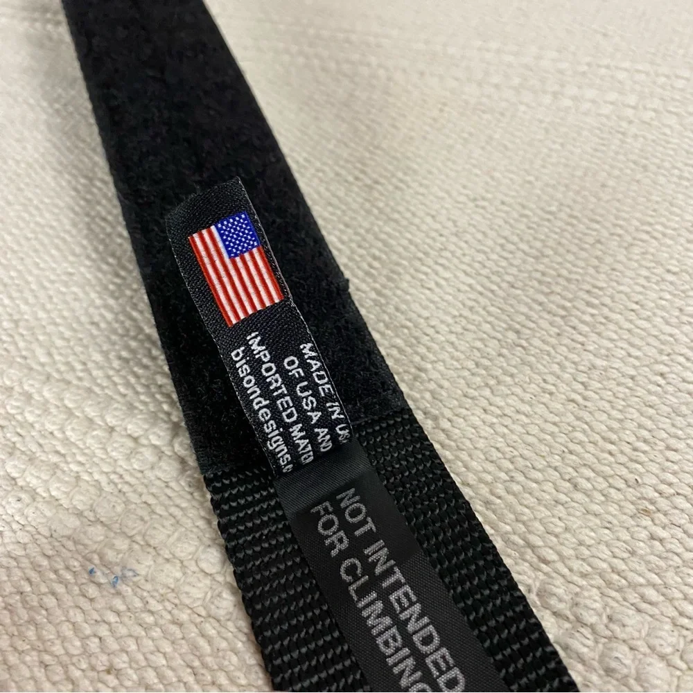 BISON Last Chance Heavy Duty Belt Black - Mens size XLarge 46” - 50”